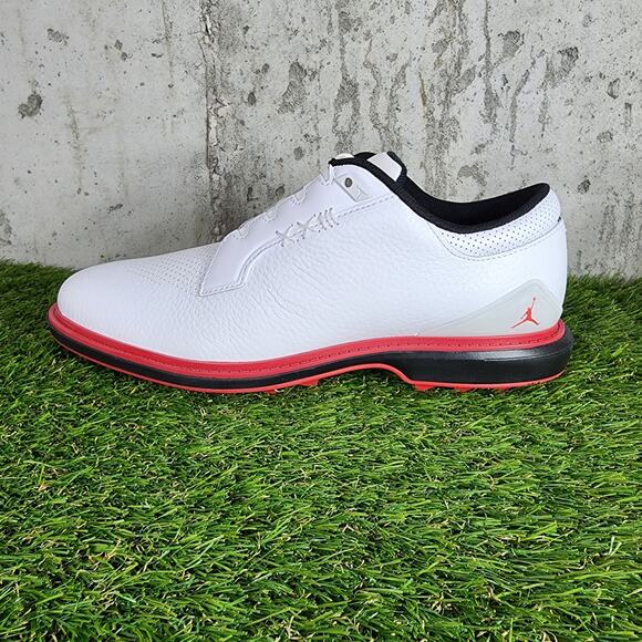 MSRP $195 Nike Jordan ADG 5 Golf Shoes Spikeless Mens 11 Red White main image 6